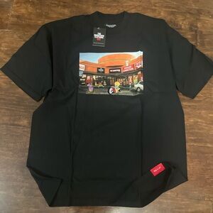 The Marathon Clothing Black Tee with Colorful Graphic